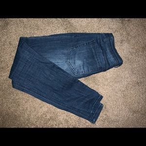 Dark wash Mid rise  jeggings